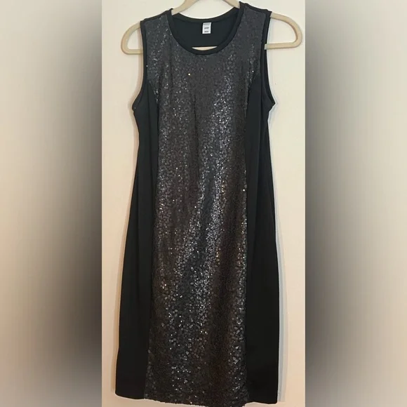 old navy sequin dress | Dresses | Old Navy Black Sleeveless Size M Navy The Anne Midi is back in shimmering navy sequins chunky sequin dress TWEEN TIA